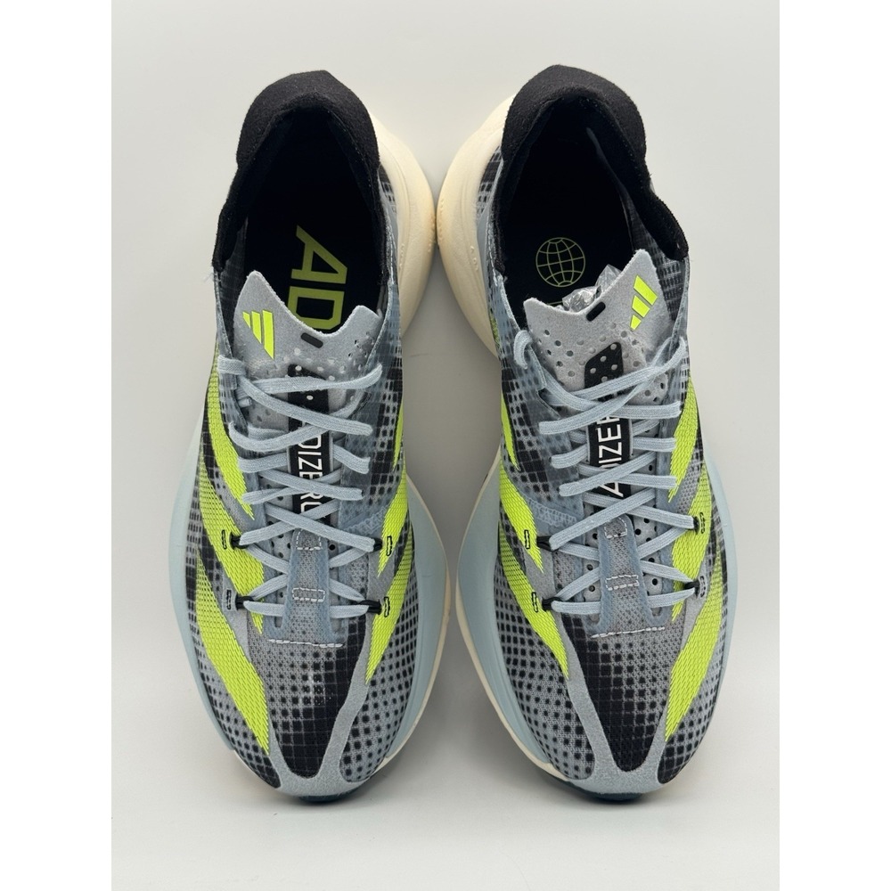 Adidas Adinero Adios Pro 3 Men's Wonder Blue Lucid Lemon Running Shoes Size 6.5 - Picture 7 of 14